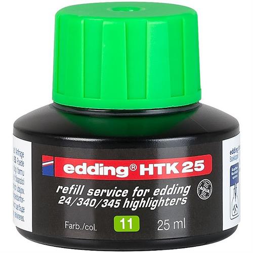 Photos - Pen Edding HTK 25 marker refill Light Green 25 ml 1 pc(s) 4-HTK25011 