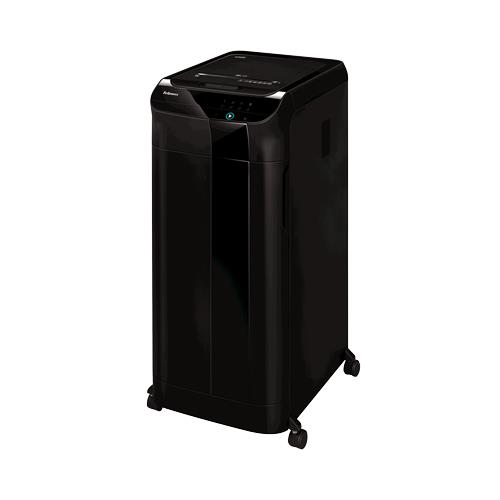 Fellowes Paper Shredder 550 Sheet Auto Feed Cross Cut Shredder AutoMax 550C Shredder with 83 Litre Bin High Security P4