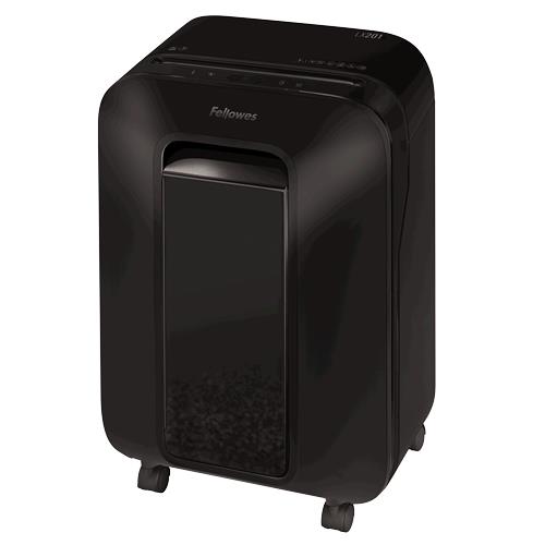 Fellowes LX Series LX201 paper shredder Micro-cut shredding 23 cm Black