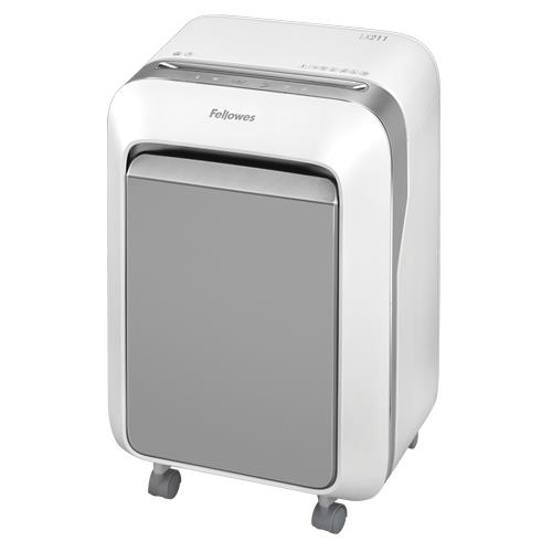Fellowes LX Series Powershred LX21. Shredding type: Micro-cut shredding Shredding size: 2 x 12 mm Basket volume: 23 L. Width: 297 mm Depth: 358 mm Height: 535 mm