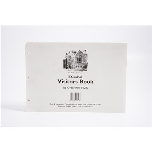 Photos - Notebook Exacompta Guildhall Visitor Book Loose Leaf Refills  T40/RZ T40/RZ (Pack 50 Sheets)