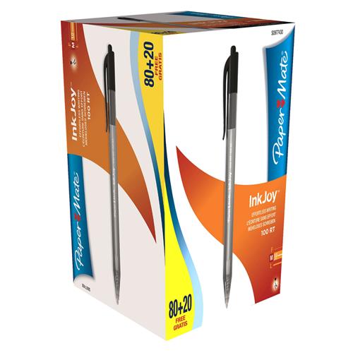 Photos - Pen Paper Mate Papermate Inkjoy Black 100 pc(s) S0977430 