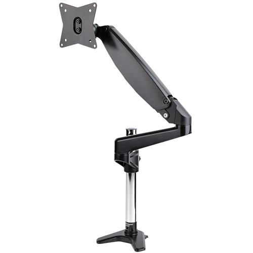 StarTech.com Desk Mount Monitor Arm for Single VESA Display up to 32" or 49" Ultrawide (17.6lb/8kg) - Full Motion Articulating & Height Adjustable - C-Clamp Grommet - Single Monitor Arm