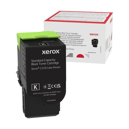 Xerox Genuine C310 Color Printer/C315 Color Multifunction Printer Black Standard capacity Toner Cartridge (3000 Pages) - 006R04356