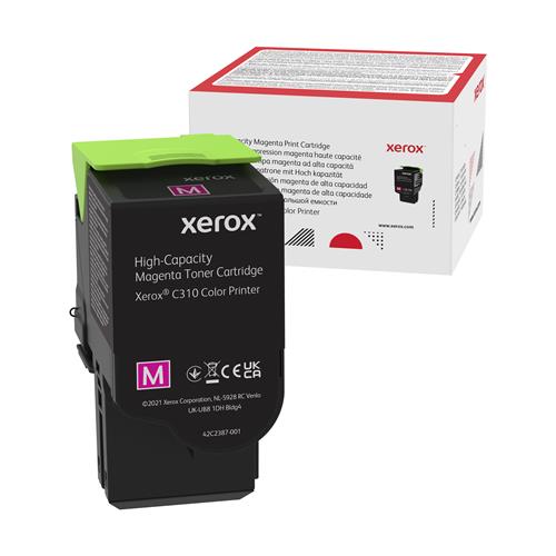 Xerox Genuine C310 Color Printer/C315 Color Multifunction Printer Magenta High capacity Toner Cartridge (5500 Pages) - 006R04366