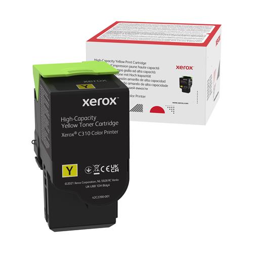 Xerox Genuine C310 Color Printer/C315 Color Multifunction Printer Yellow High capacity Toner Cartridge (5500 Pages) - 006R04367