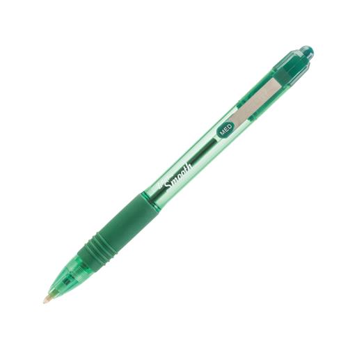 Photos - Pen Zebra Z-Grip Smooth Rectractable Ballpoint  1.0Mm Tip Green  - 22564 22564 (Pack 12)