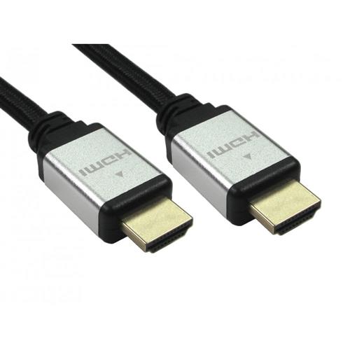 Cables Direct HDMI HDMI cable 3 m HDMI Type A (Standard) Black Silver