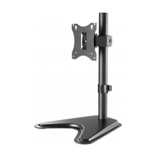 Manhattan Desk Mount for TV & Monitors Stand Assembly Tilt/Swivel/Rotation For screens 10" to 27" VESA compatibility: 75x75 and 100x100mm - check the dimensions of the four mounting holes on back of screen to ensure it fits Max 7kg Black Brack