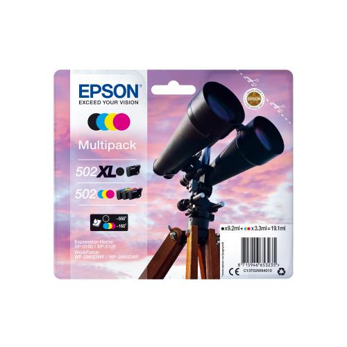 Epson Multipack 4-colours 502 XL Black/Std. CMY