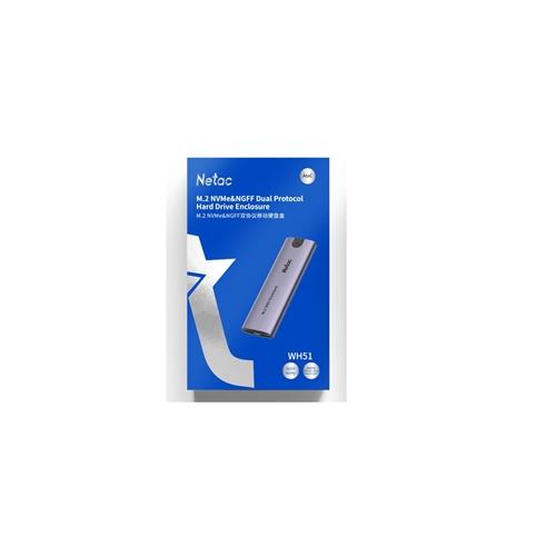 Netac WH51 SSD enclosure Purple M.2