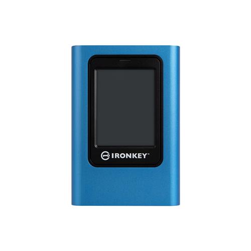 Kingston Technology IronKey 1920GB Vault Privacy 80 XTS-AES 256-bit Encrypted External SSD 1.92 TB USB Type-C 3.2 Gen 1 (3.1 Gen 1) 250 MB/s Password protection Blue
