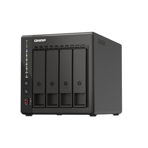 QNAP TS-453E NAS Tower Intel Celeron J6412 8 GB 0 TB QNAP QTS Black