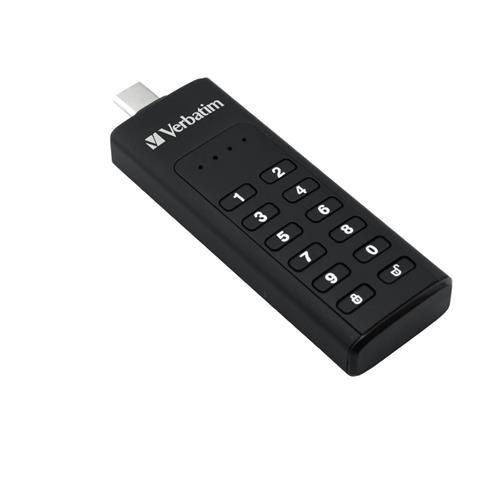 Verbatim Keypad Secure - USB 3.0 Drive with Password Protection and AES-256 HW encryption to protect your data - 64 GB - Black