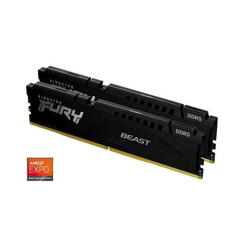 Kingston Technology FURY Beast 32GB 5600MT/s DDR5 CL36 DIMM (Kit of 2) Black. Component for: PC Internal memory: 32 GB Memory layout (modules x size): 2 x 16 GB Internal memory type: DDR5 Memory form factor: 288-pin DIMM CAS latency: 36