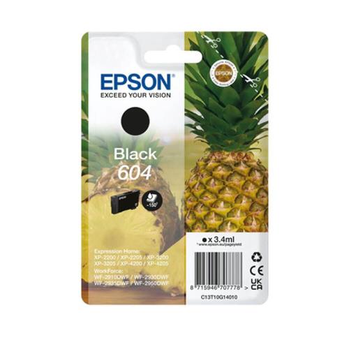 Epson 604 Pineapple Singlepack Black Ink