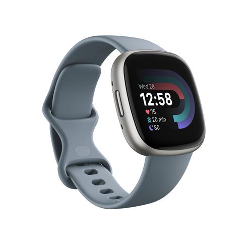 Fitbit Versa 4 Digital Touchscreen Platinum GPS (satellite)