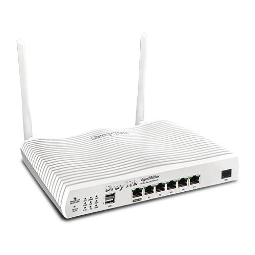 DrayTek Vigor 2865ax wireless router Gigabit Ethernet Dual-band (2.4 GHz / 5 GHz) White