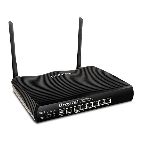 DrayTek Vigor 2927ax wireless router Gigabit Ethernet Dual-band (2.4 GHz / 5 GHz) Black