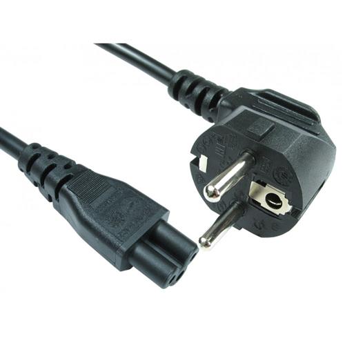 Cables Direct RB-292WH. Cable length: 2 m Connector 1: Power plug type E+F Connector 2: C5 coupler