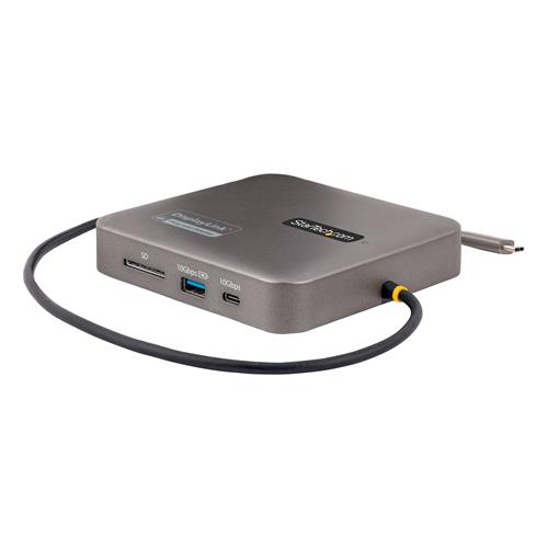 StarTech.com USB C Docking Station Dual 4K 60Hz HDMI compatible with MacBook Pro (M1/M2/M3/M4) and Windows USB-A/USB-C 10Gbps Hub 100W Power Delivery GbE SD 22in/56cm Cable