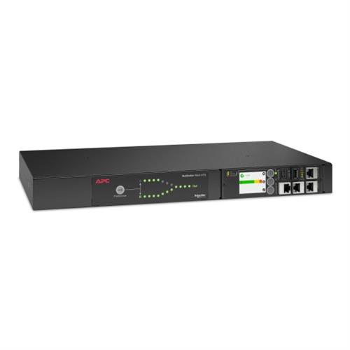 APC Netshelter Rack Automatic Transfer Switch 1U 10A 230V C14 IN 12 C13 OUT 50/60Hz