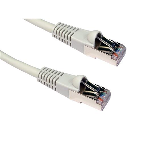 Cables Direct 10m CAT6a M - M networking cable Grey S/FTP (S-STP)