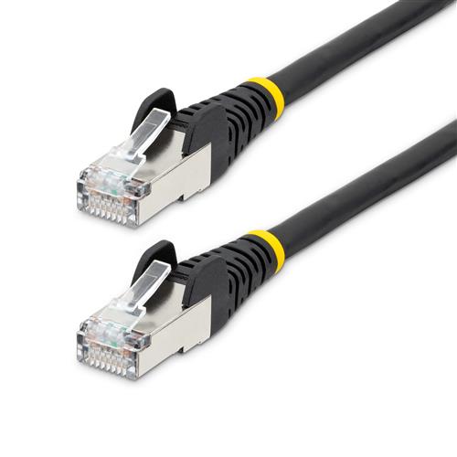 Photos - Ethernet Cable Startech.com 10m CAT6a - Black - Low Smoke Zero Halogen - 10GbE 500MHz 100W PoE++ Snagless RJ-45 w/Str (LSZH)