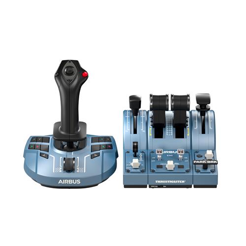 Thrustmaster TCA Captain Pack X Airbus Edition Black Blue USB Joystick + engine control lever Analogue / Digital PC Xbox Series S Xbox Series X