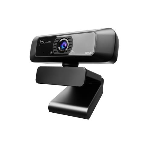 j5create JVCU100 USB HD Webcam with 360 Rotation 1080p Video Capture Resolution Black