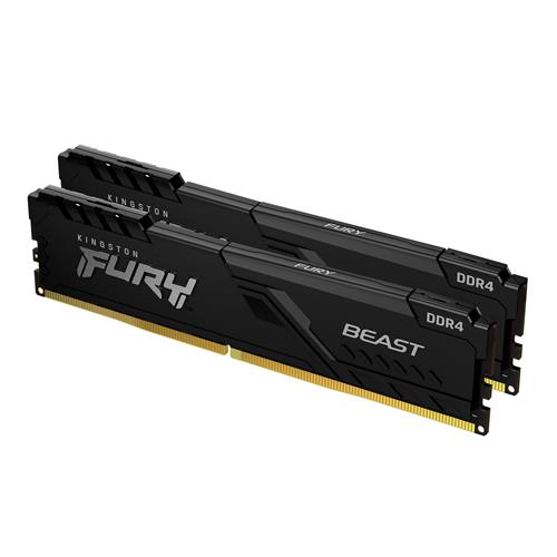 Kingston Technology FURY Beast 64GB 3600MT/s DDR4 CL18 DIMM (Kit of 2) Black