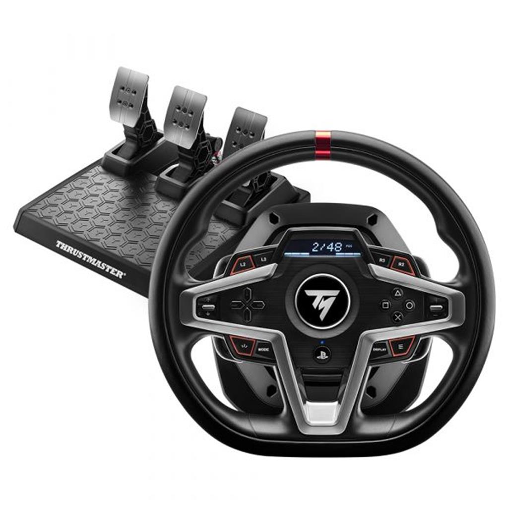 Thrustmaster T-248 (Black) Racing Wheel & Pedals – PS5/PS4/PS3, PC - Image 2