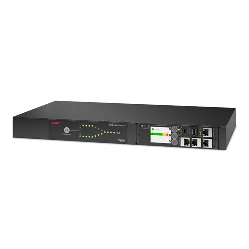 APC Automatic Transfer Switch AP4423A - (8x) C13 + (1x) C19 3680W Rack mountable 1U