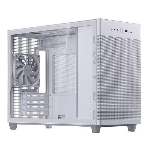 ASUS PRIME AP201 CASE TG WHITE Mini Tower PC White micro ATX Mini-ITX Gaming 17 cm