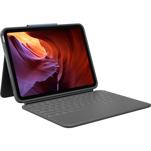 Logitech Rugged Folio QWERTY UK English Smart Connector Graphite