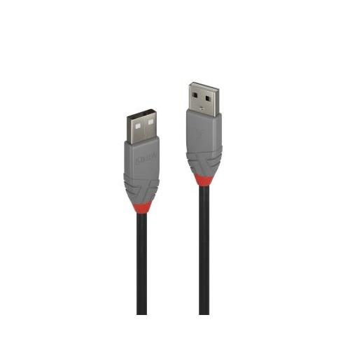 Lindy 3m USB 2.0 Type A to A Cable Anthra Line