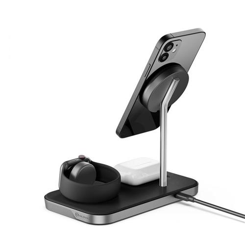 ALOGIC MSP31CS15W mobile device charger Headset Smartphone Smartwatch Black USB Wireless charging Fast charging Indoor