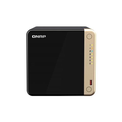 QNAP TS-464 NAS Tower Intel Celeron N5095 8 GB DDR4 0 TB QNAP QTS Black