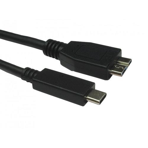 Cables Direct USB3C-97MICRO-2 USB cable USB 3.2 Gen 1 (3.1 Gen 1) 2 m Micro-USB B USB C 5 Gbit/s Black