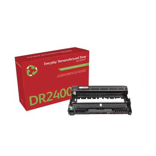 Photos - Other Consumables Xerox Everyday Mono Drum Remanufactured by compatible with Brother DR2400 Standard capacity. Black toner page yield: 12000 p 