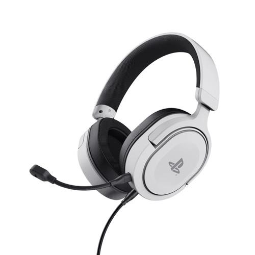 Trust GXT 498 Forta Headset Wired Head-band Gaming Black White