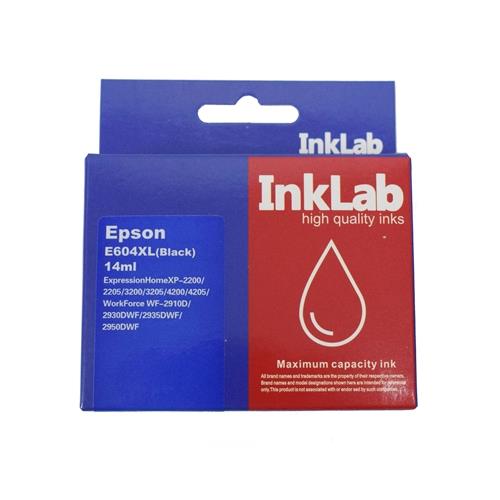 InkLab 604 Epson Compatible Black Replacement Ink