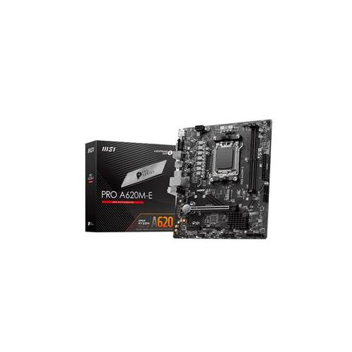 MSI PRO A620M-E motherboard AMD A620 Socket AM5 micro ATX