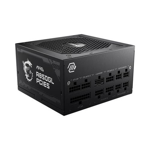 MSI MAG A850GL PCIE5 power supply unit 850 W 20+4 pin ATX ATX Black