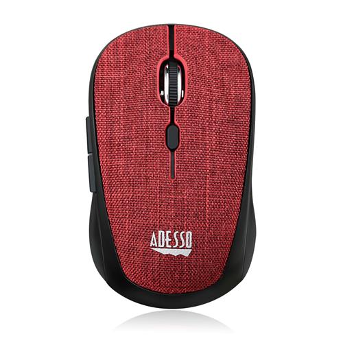 Adesso iMouse S80R Ambidextrous Optical RF Wireless 1600 DPI Black Red