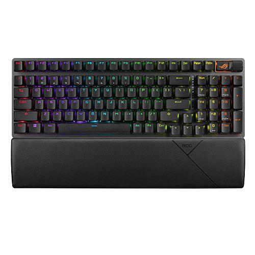 ASUS ROG Strix Scope II 96 Wireless keyboard Gaming USB + RF Wireless + Bluetooth QWERTY UK English Black