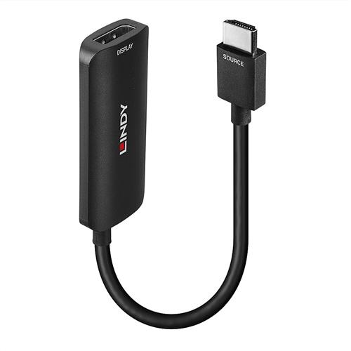 Lindy HDMI 4K60 to DisplayPort 1.2 Converter 157 m HDMI Type A (Standard) DisplayPort Male Female Straight