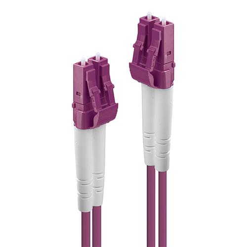 Lindy Fibre Optic Cable LC/LC OM4 1m. Cable length: 1 m Fibre optic type: OM4 Connector 1: LC Connector 2: LC Core diameter: 50 m Full duplex