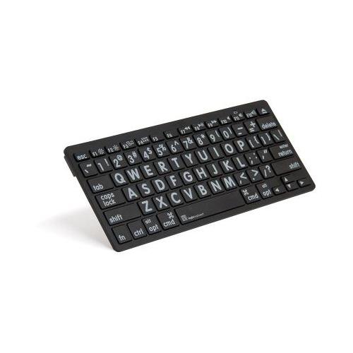 Logickeyboard LKB-LPWB-BTON-UK keyboard Office Bluetooth QWERTY English Black White