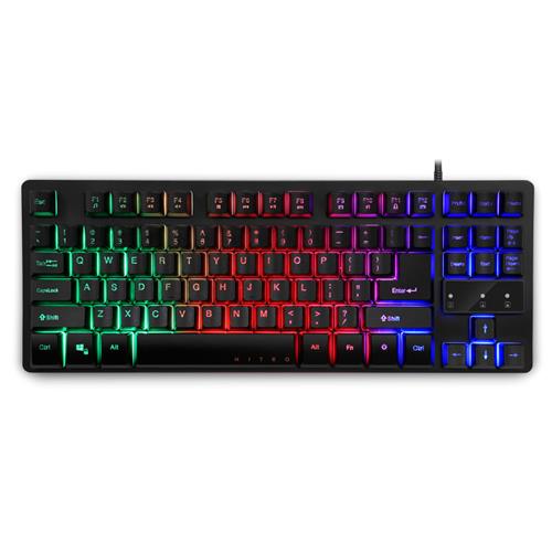 Acer Nitro Gaming Keyboard NKW120 TKL 80% Mechanical Key Switch 3-Zone RGB USB Standard Black